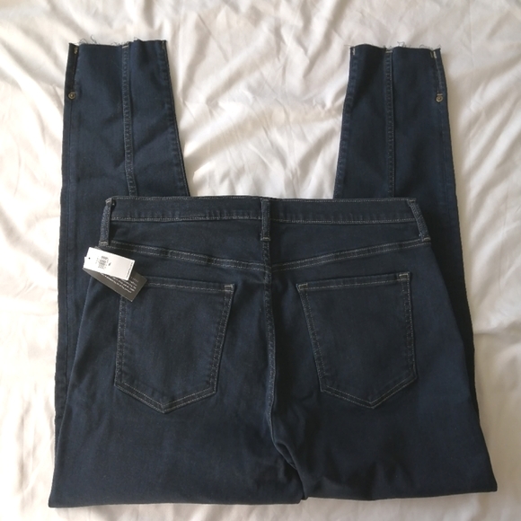 Banana Republic High Rise Skinny Ankle Crop Jeans NWT 2021 Size 32 Long - Picture 7 of 14